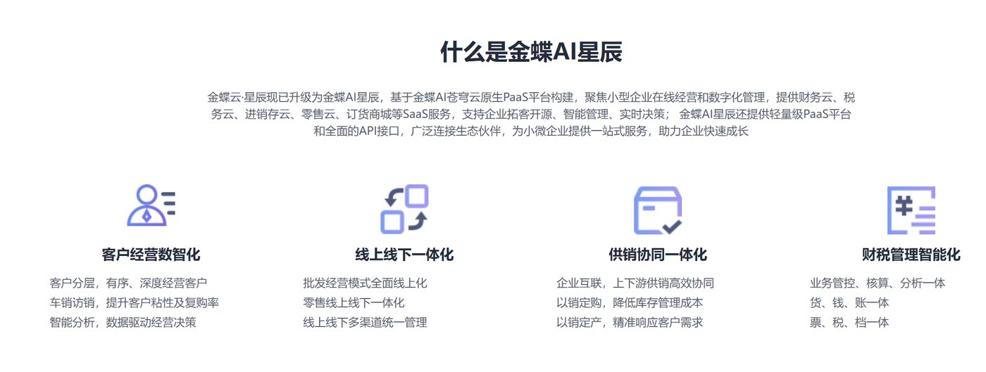 金蝶AI星辰